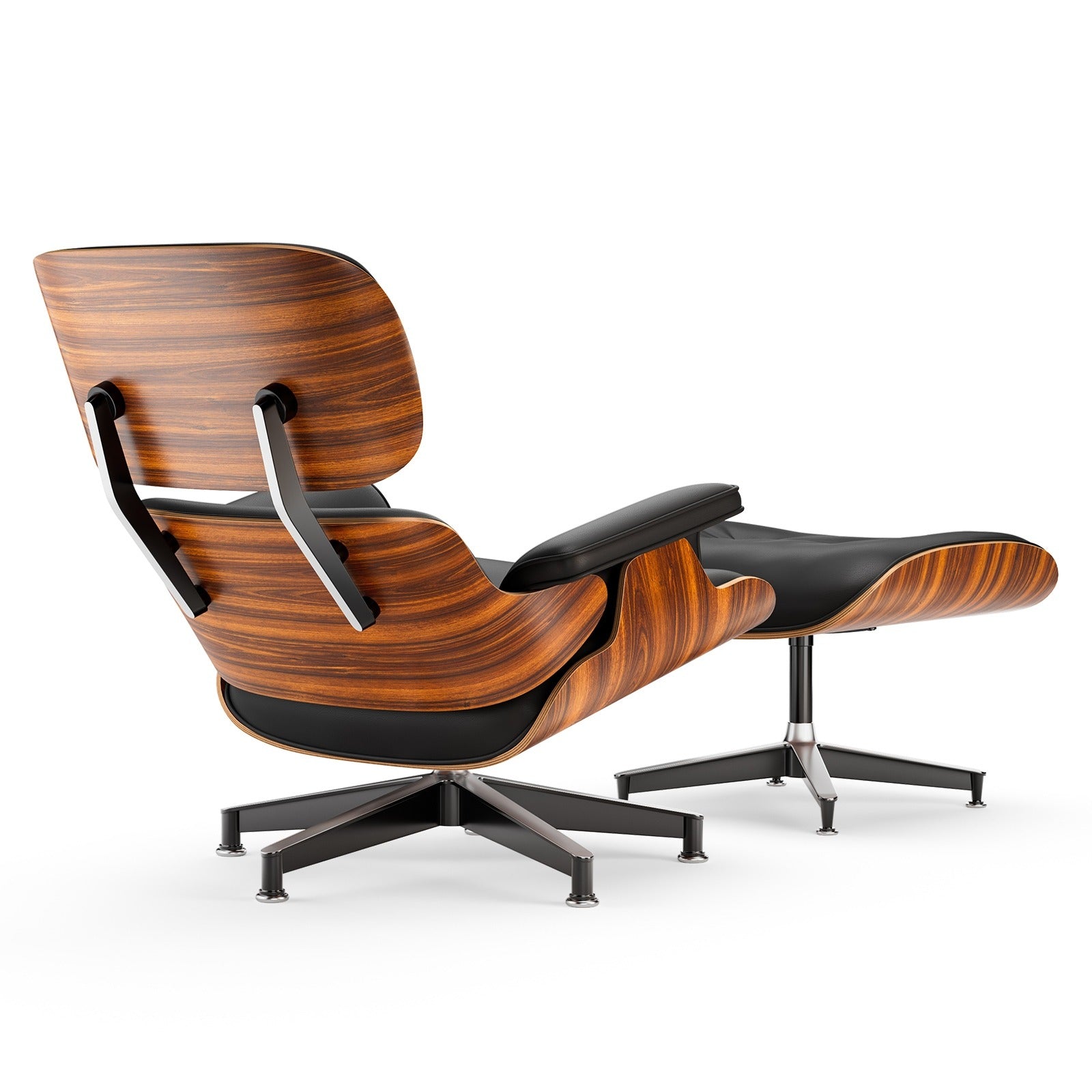 Fauteuil Alcôve vu de profil, coque et ottoman