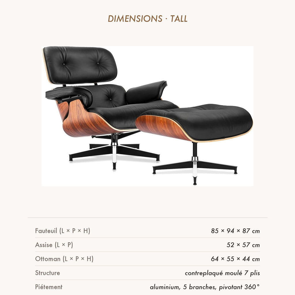 Dimensions du Fauteuil Alcôve Tall