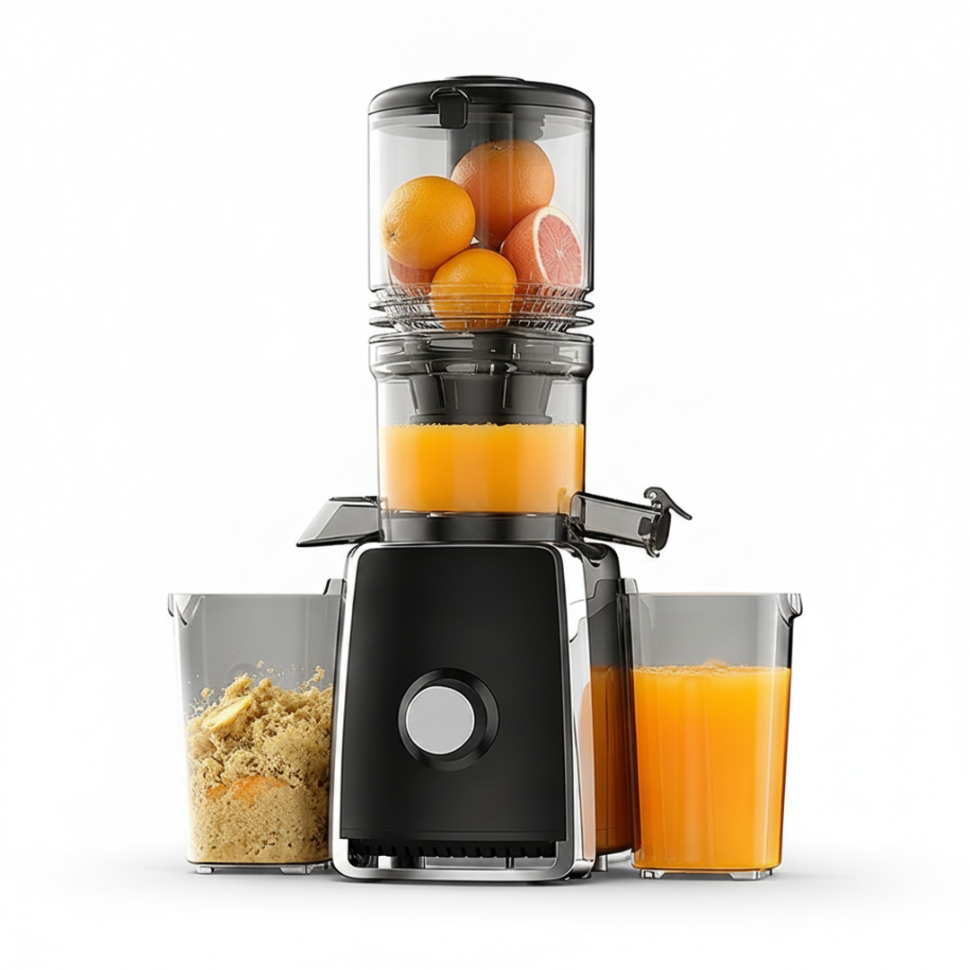 Extracteur de jus vertical Glowryna sur fond blanc