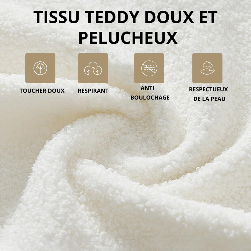 Détail du tissu Teddy
