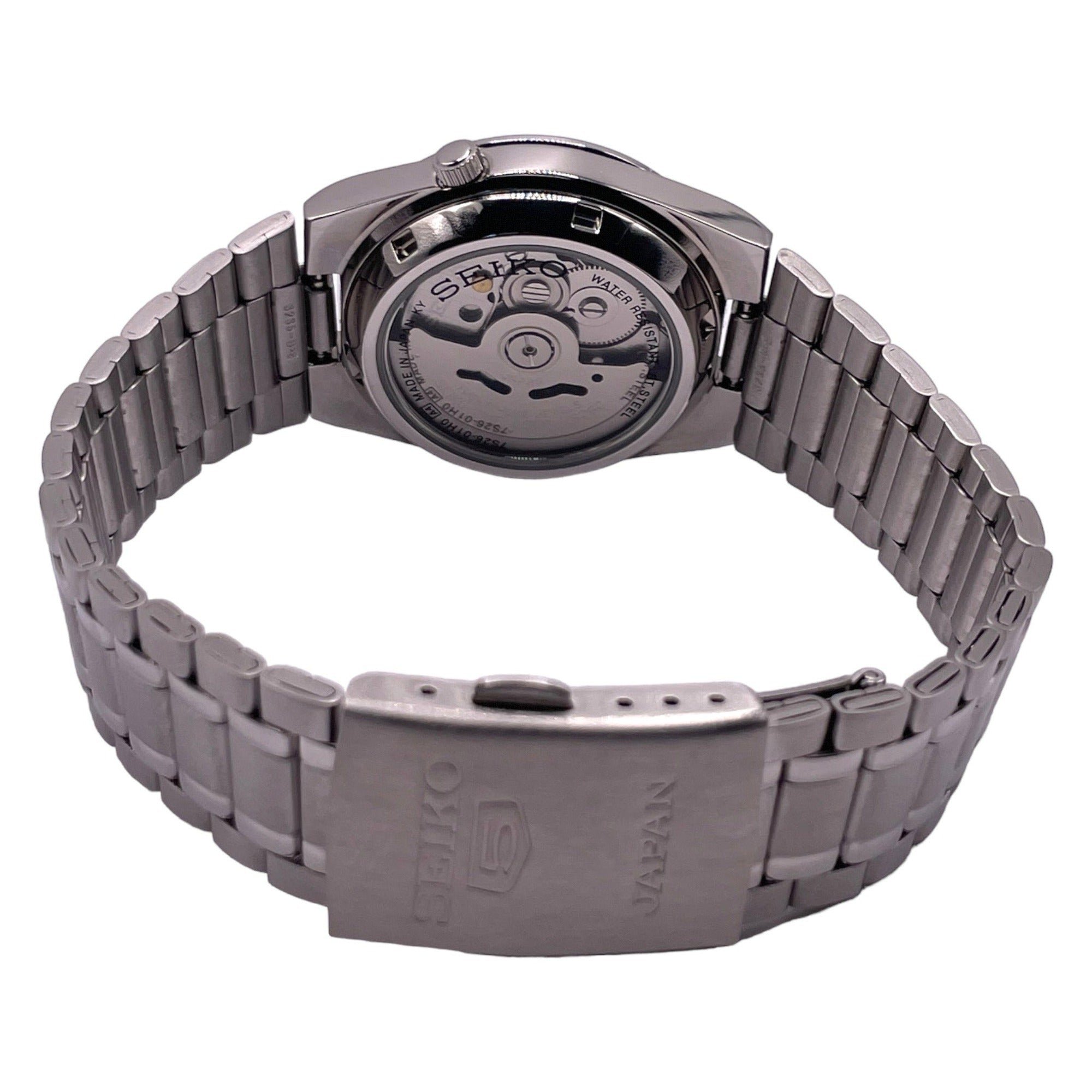 Fond transparent laissant voir le mouvement automatique 21 rubis