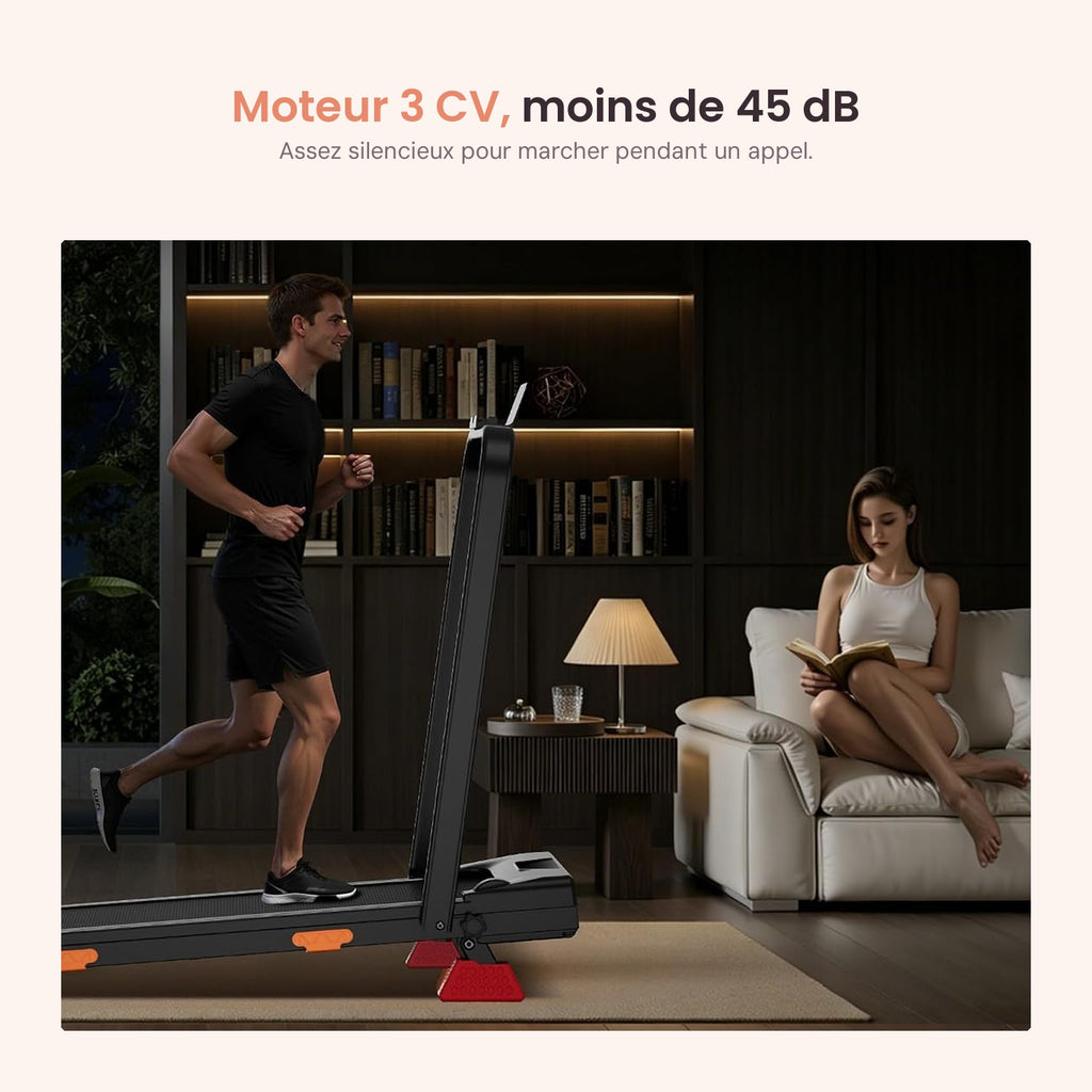 Moteur sans balais 3 CV, moins de 45 dB